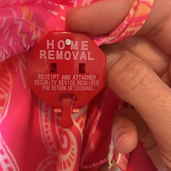 New Ramy Brook Zuma Reversible Plunge Pink Multi One-Piece Swimsuit NWT Large - Picture 4 of 10